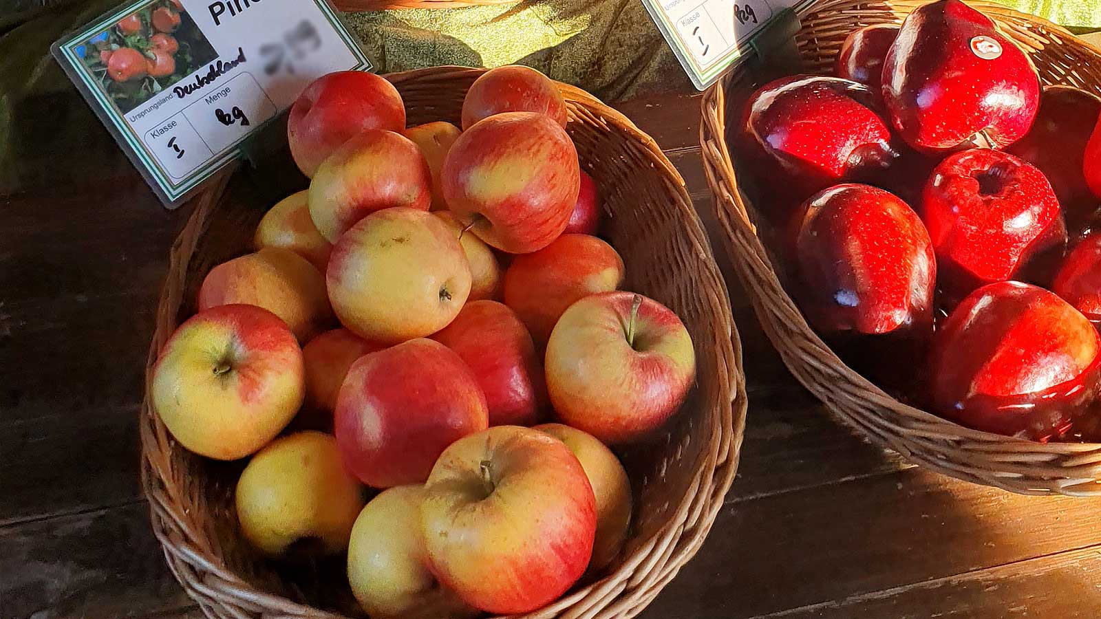 Zum Beispiel Äpfel